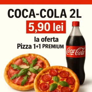 Pizza 1+1 Premium + 1x Coca Cola 2L